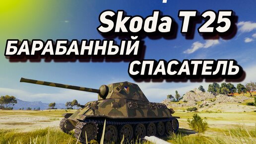 Skoda T 25 - Дальновидный Танк! Обзор Зарешал!