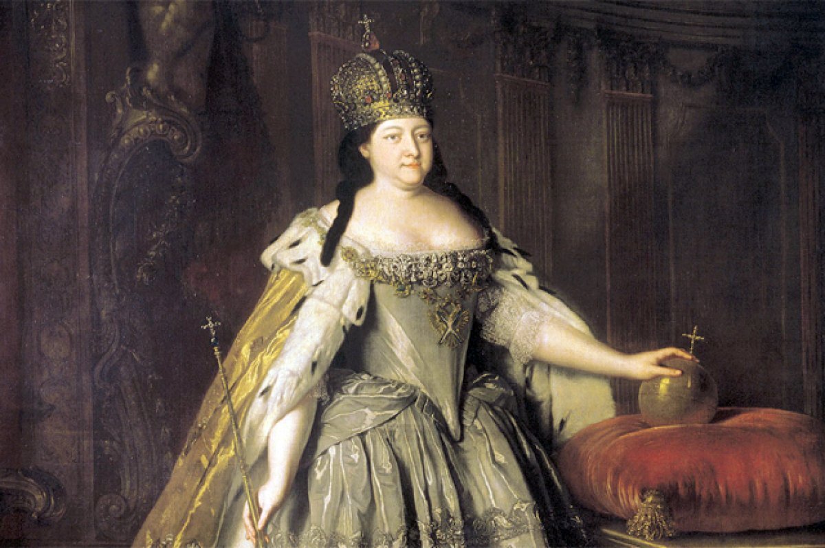    Луи Каравак, фрагмент портрета Анны Иоанновны