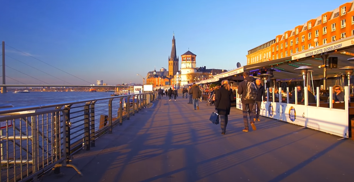 Фотогалерея города Дюссельдорф, Германия. 