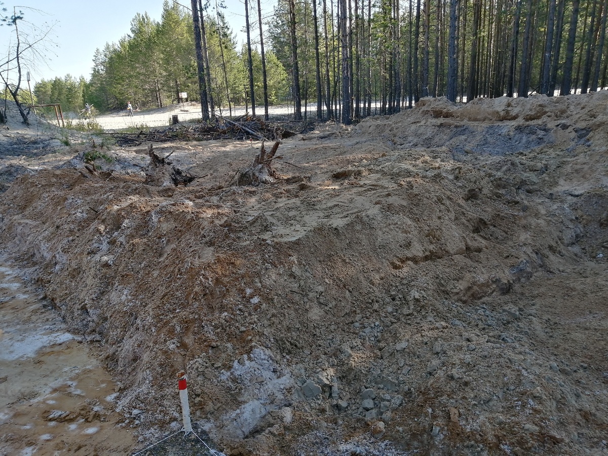 Заваленный сектор быстро становится однородной массой