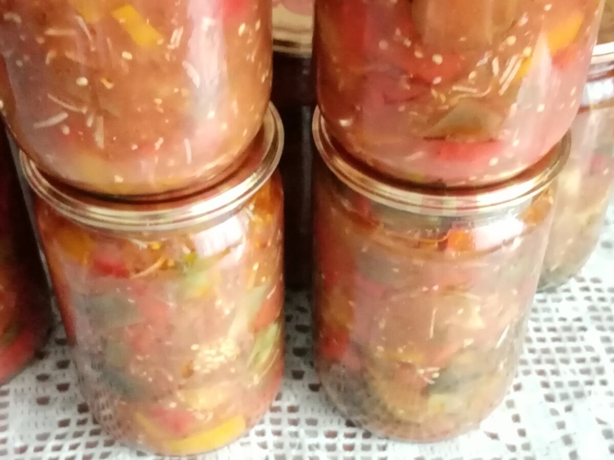 Салат из баклажанов на зиму.