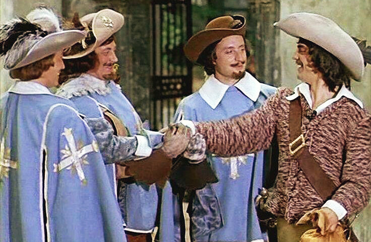 Д'Артаньян и три мушкетёра