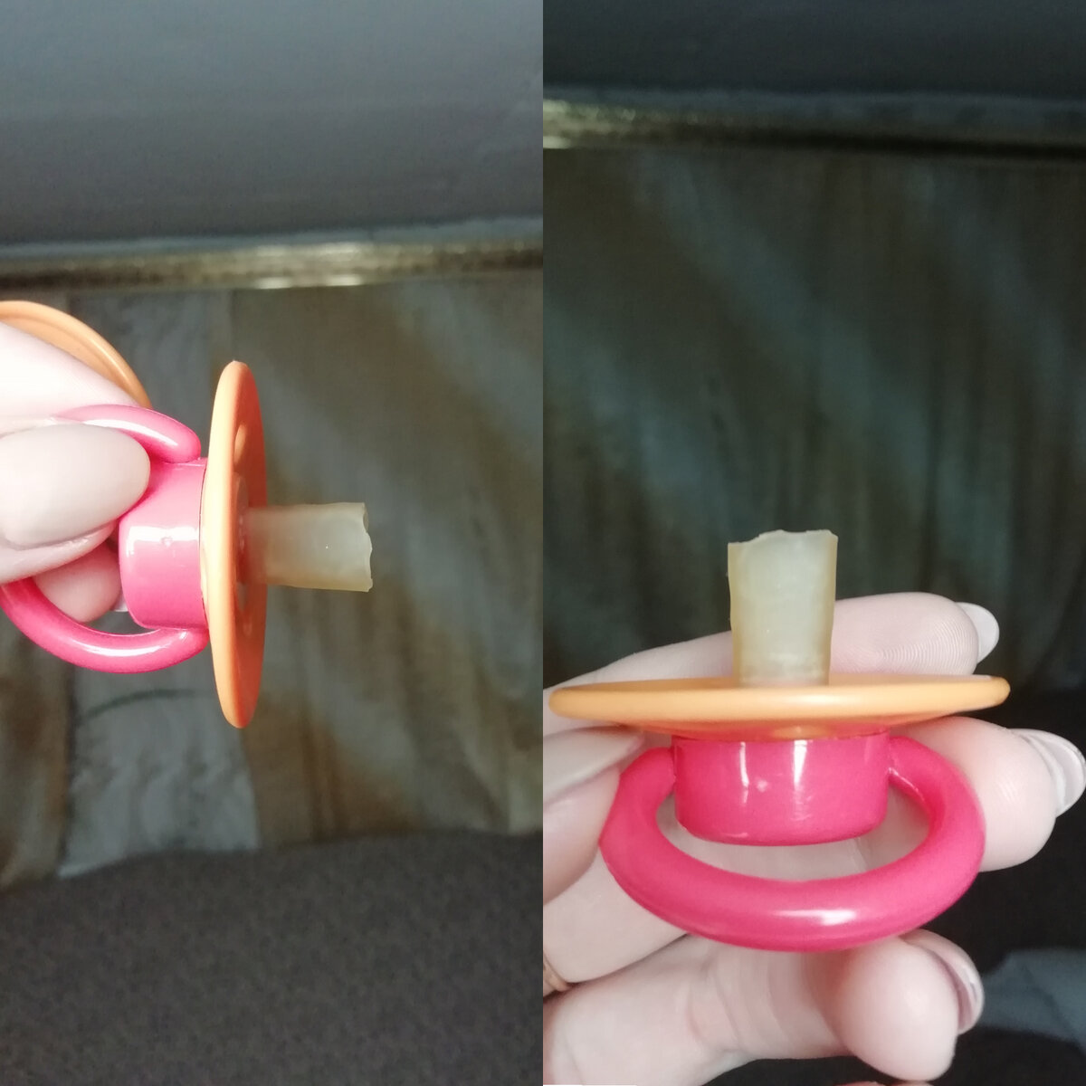 Такой огрызок при засыпании уже сам вываливался. 