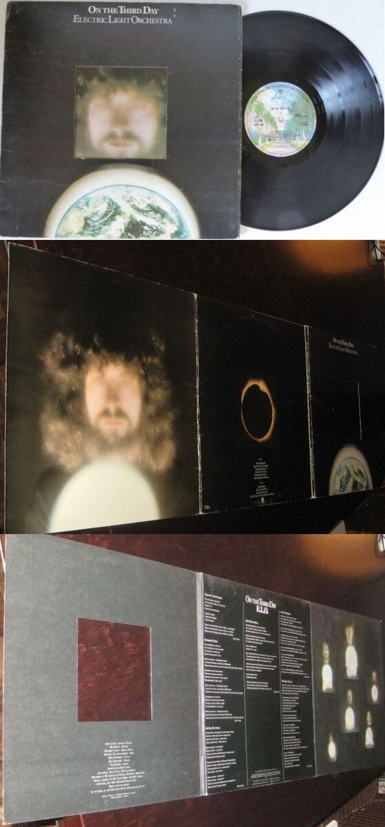 Английский и европейский вариант альбома ELO 1973 "On the Third Day"