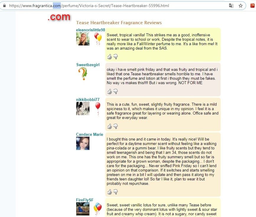 Меняем в адресной строке .ru на .com  и видим гораздо больше отзывов. Осталось их перевести
