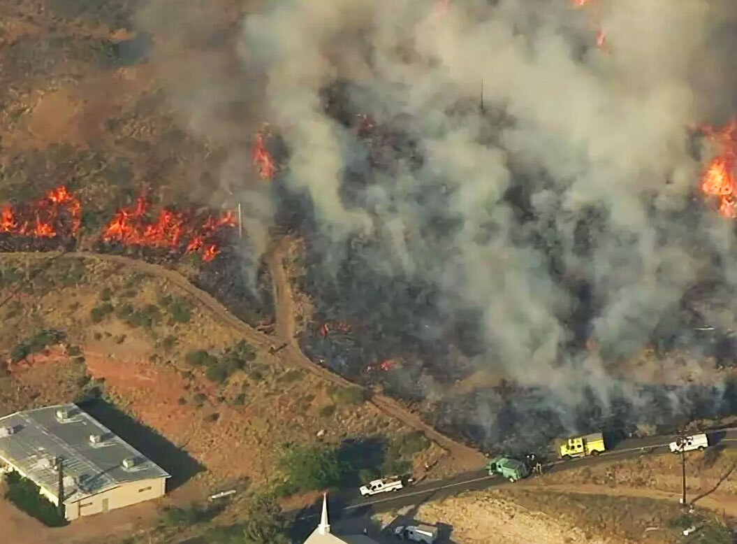 пожар на горе ярнелл
