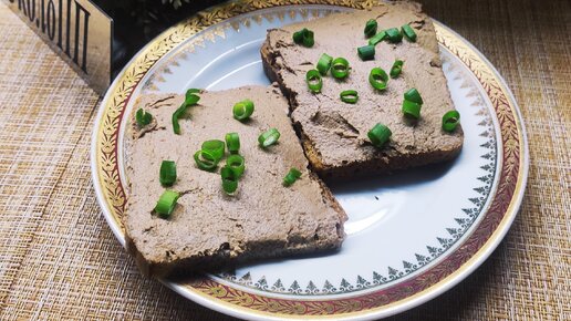 Печеночный паштет для стройнеющих. Без сливочного масла.