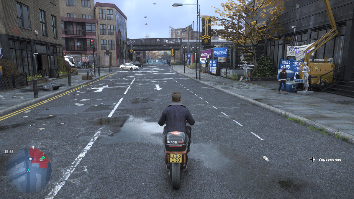 Но в отдельных лужах он выглядит даже интереснее