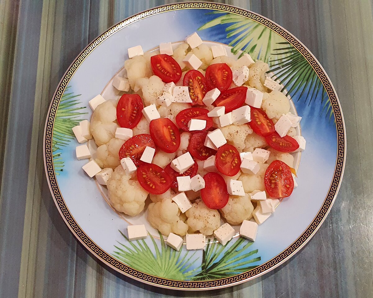 Готовый салат. Фото автора