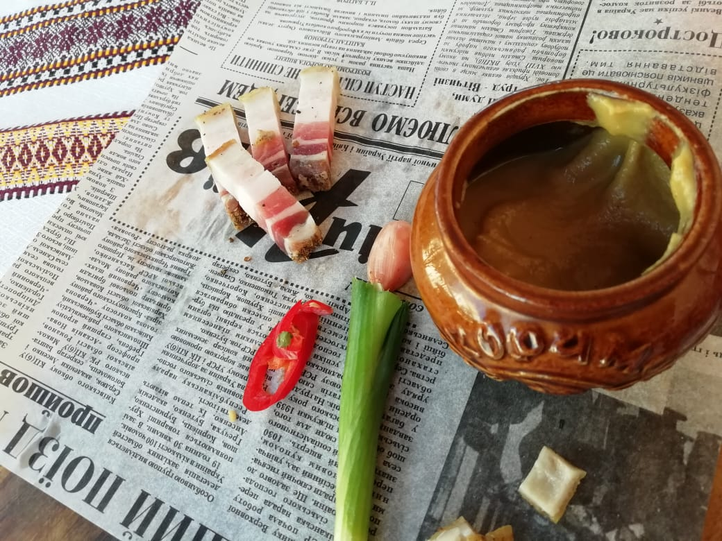 Впервые для меня! Блюдо, представленное в газете.