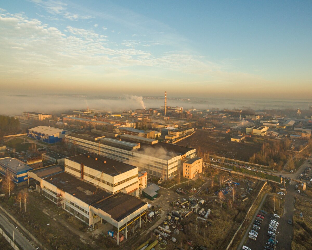 Вид на пром зону Хотьково, фото автора