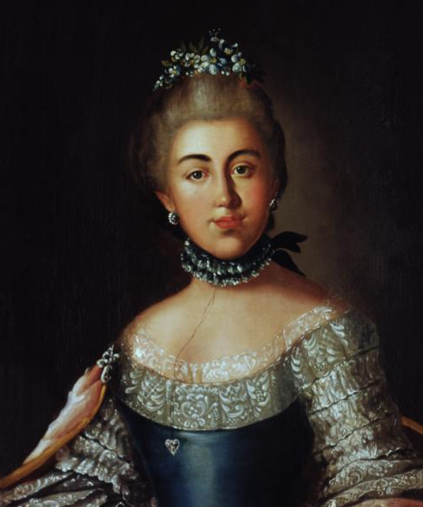 Варвара Шаховская, урожденная Строганова. худ. неизвестен. Источник: WikiCommons