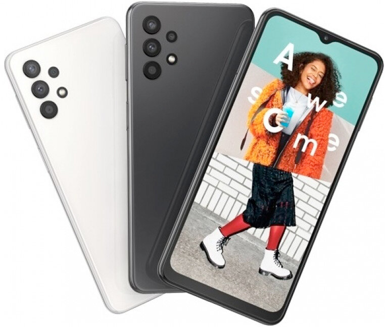 Дизайн Samsung Galaxy A32 4G на фото