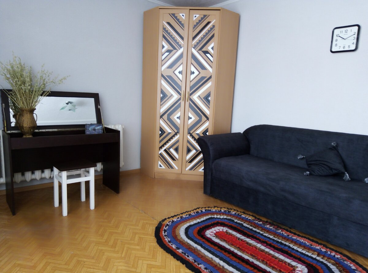 Вот так стала выглядеть комната в общаге после 5 дней косметического ремонта