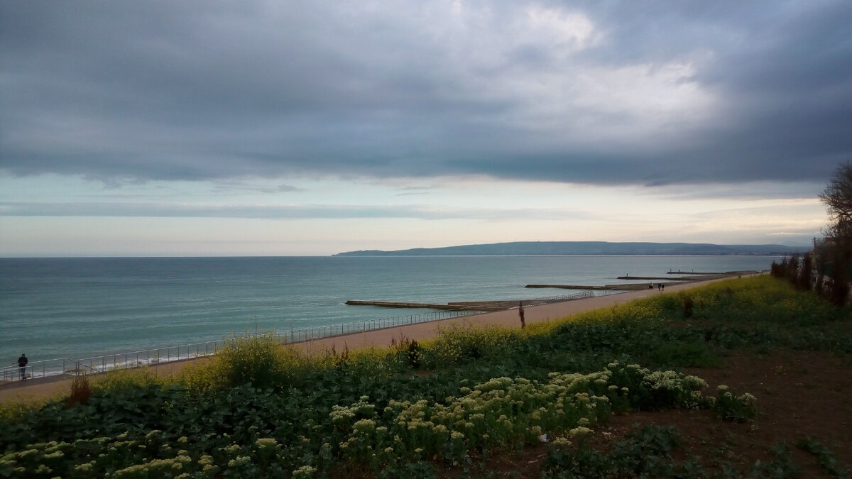 Новая набережная в Приморском.