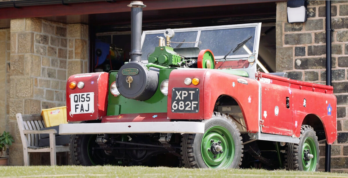 Land Rover с паровым мотором