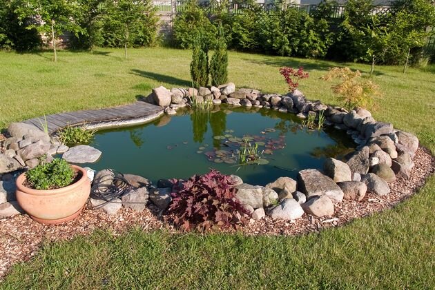 пруд на участке