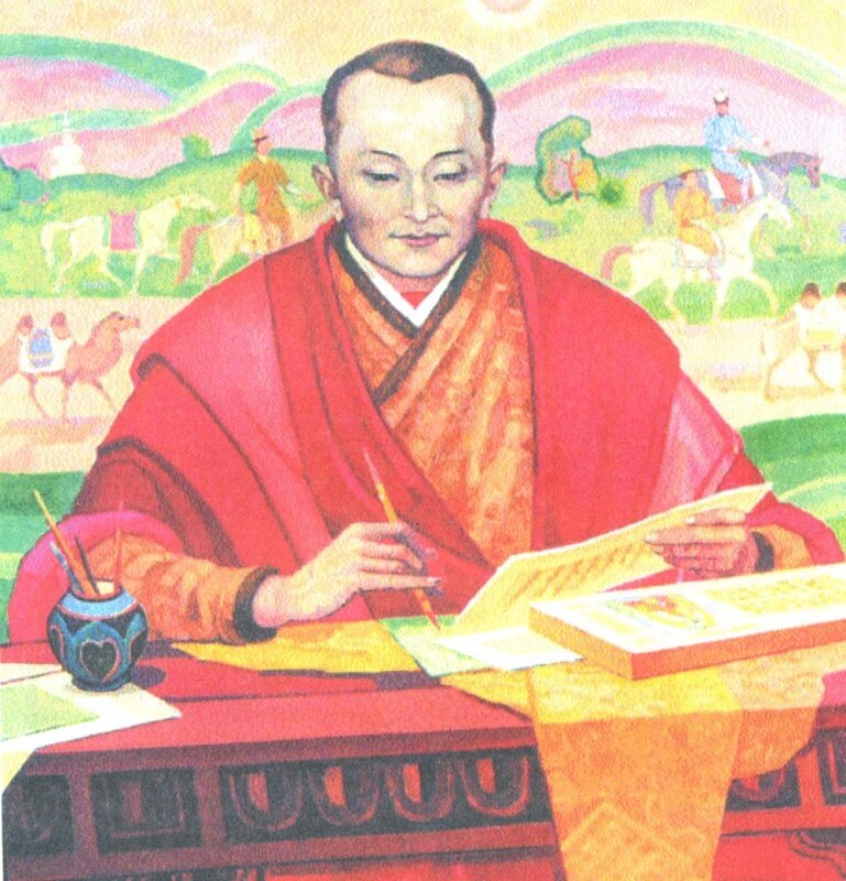 Зая-Пандита. Портрет Г. Рокчинского