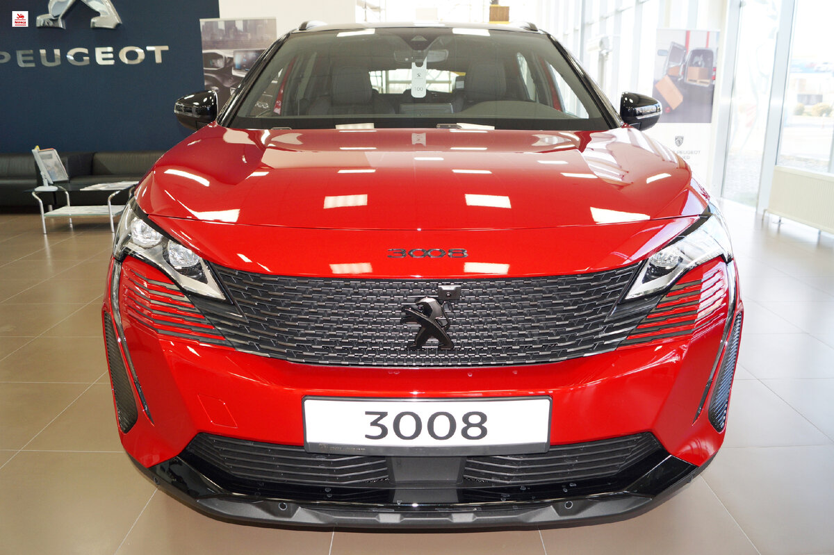 Peugeot 3008 II Рестайлинг вид спереди