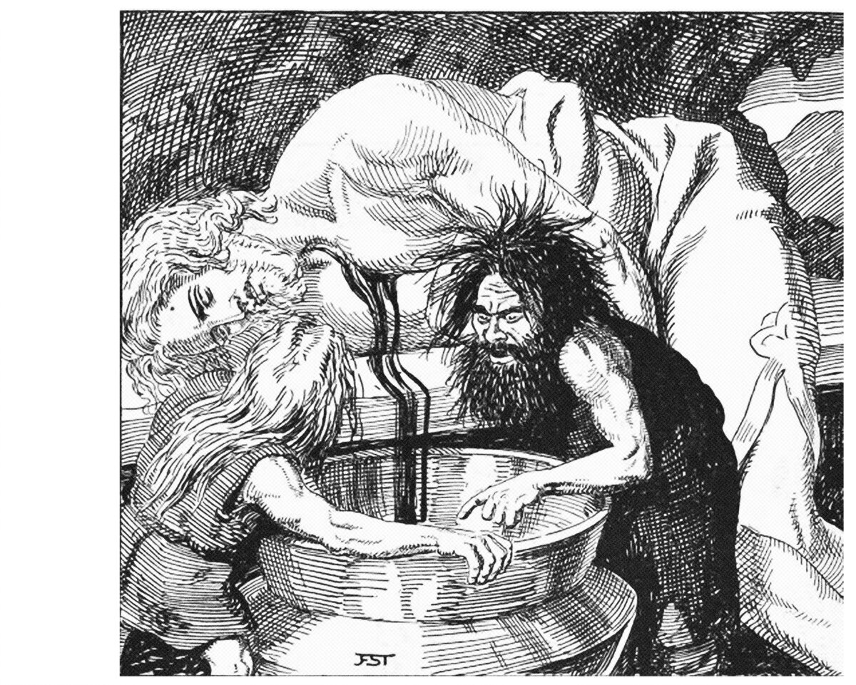  Фьялар и Галар создают «мёд поэзии» из крови Квасира