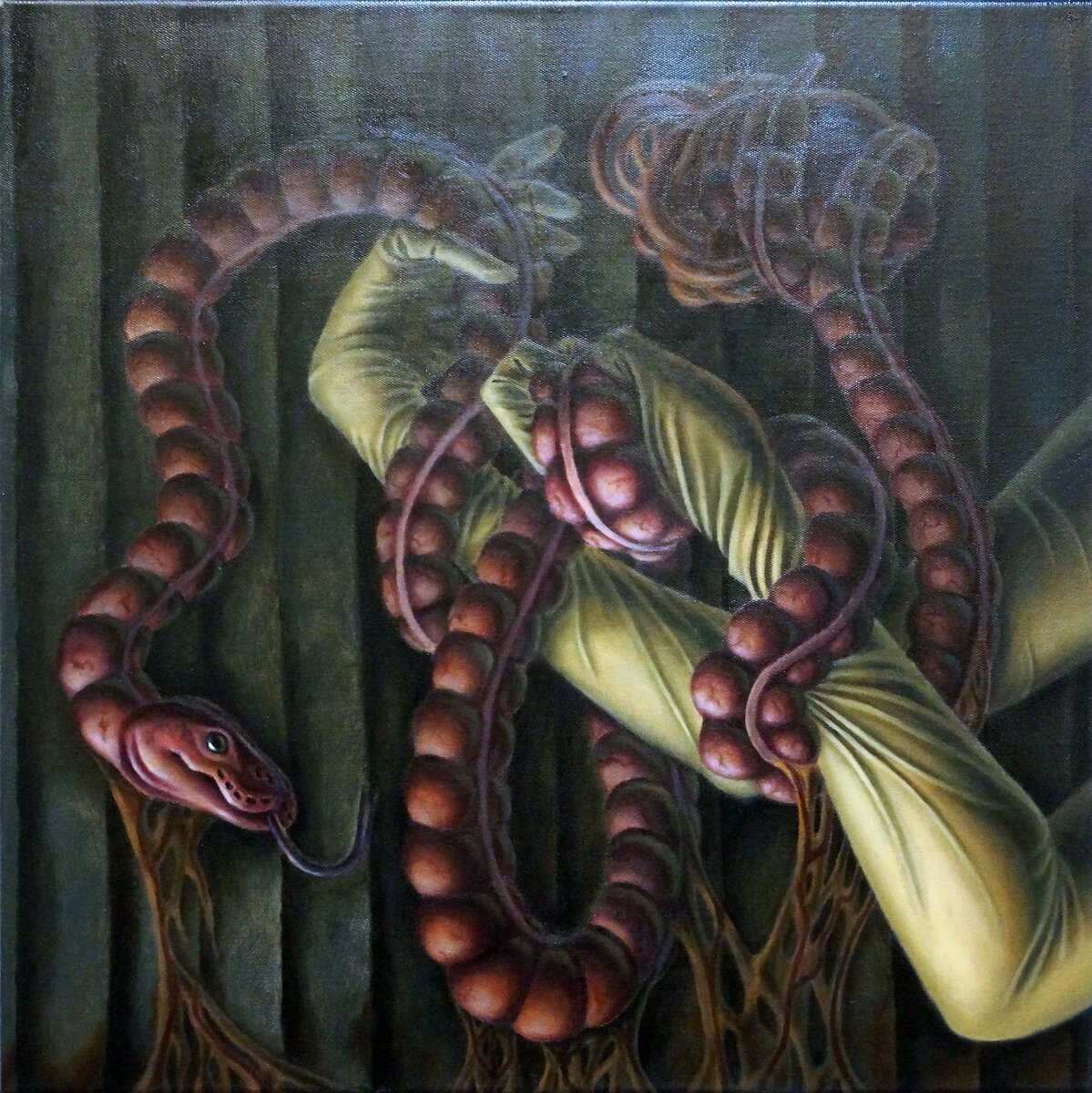 Максимов Егор Первородный грех холст масло 2021 г #андеграунд22