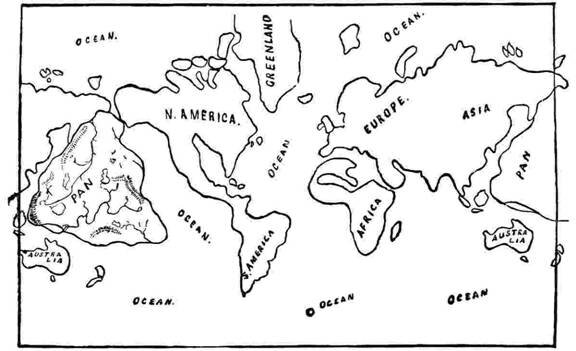 Допотопное описание мира (иллюстрация из книги)