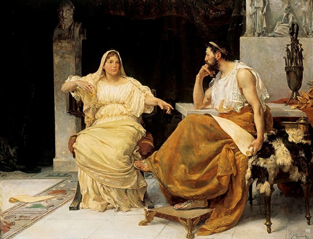 Мужчина и женщина в древности. Перикл и Аспазия. Аспазия в древней Греции. Аспазия Афинская гетера. Аспасия жена Перикла.