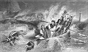 Грейс и ее отец спасли миссис Доусон и еще троих выживших.