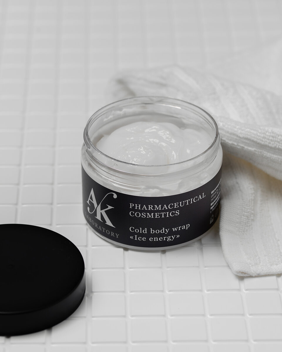 Холодное подтягивающее обертывание для тела «Ледяная энергия», 300 ml