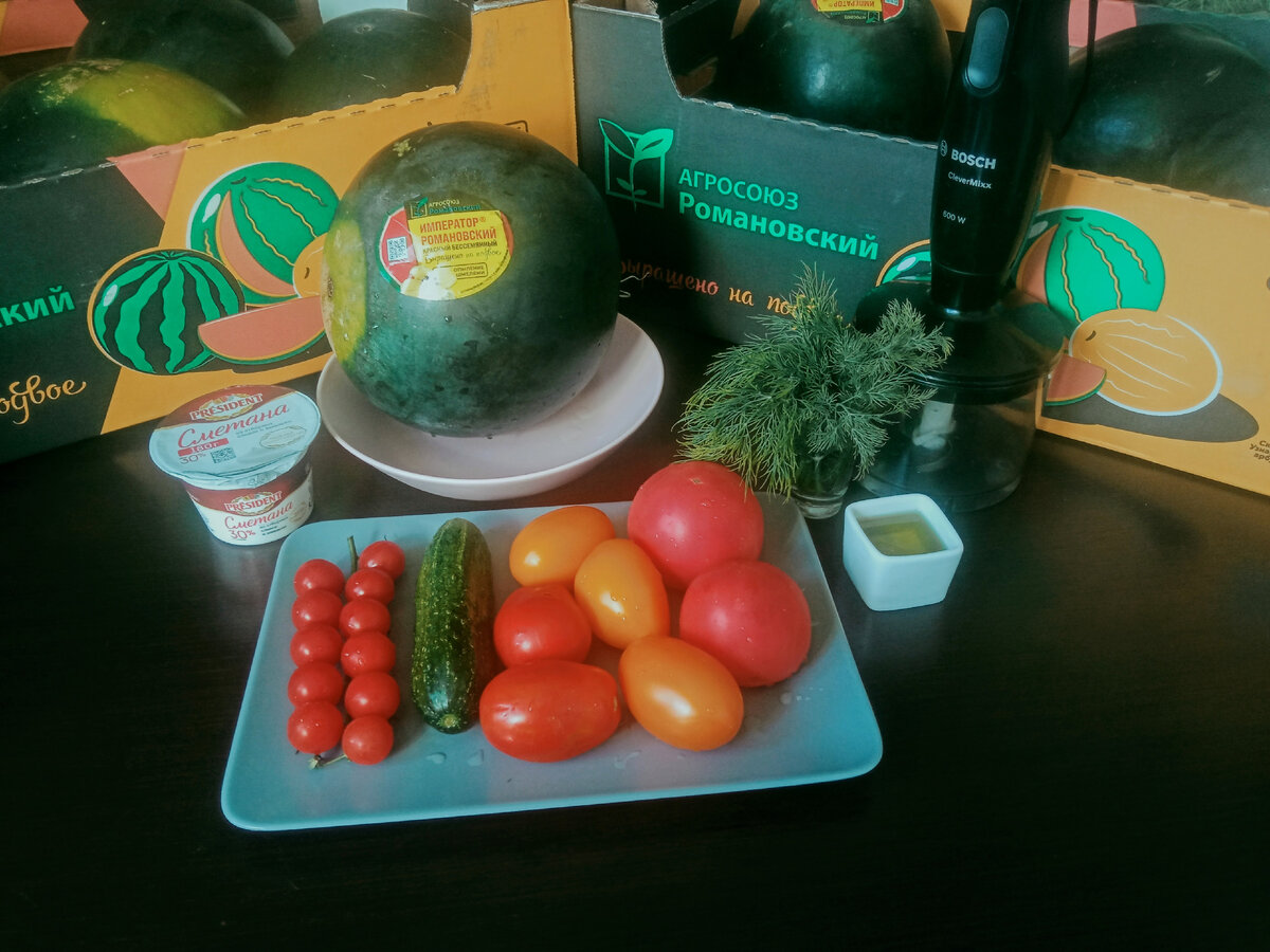 Рецепты. Салаты. Вкусные рецепты. Арбуз. Салат из помидоров