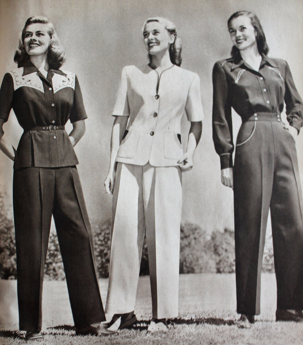 40е-50-е годы мода