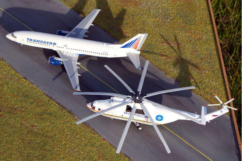 Ми-26 и Boeing 737