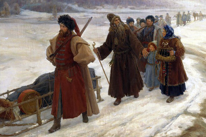 С. Д. Милорадович. Ссылка в Сибирь