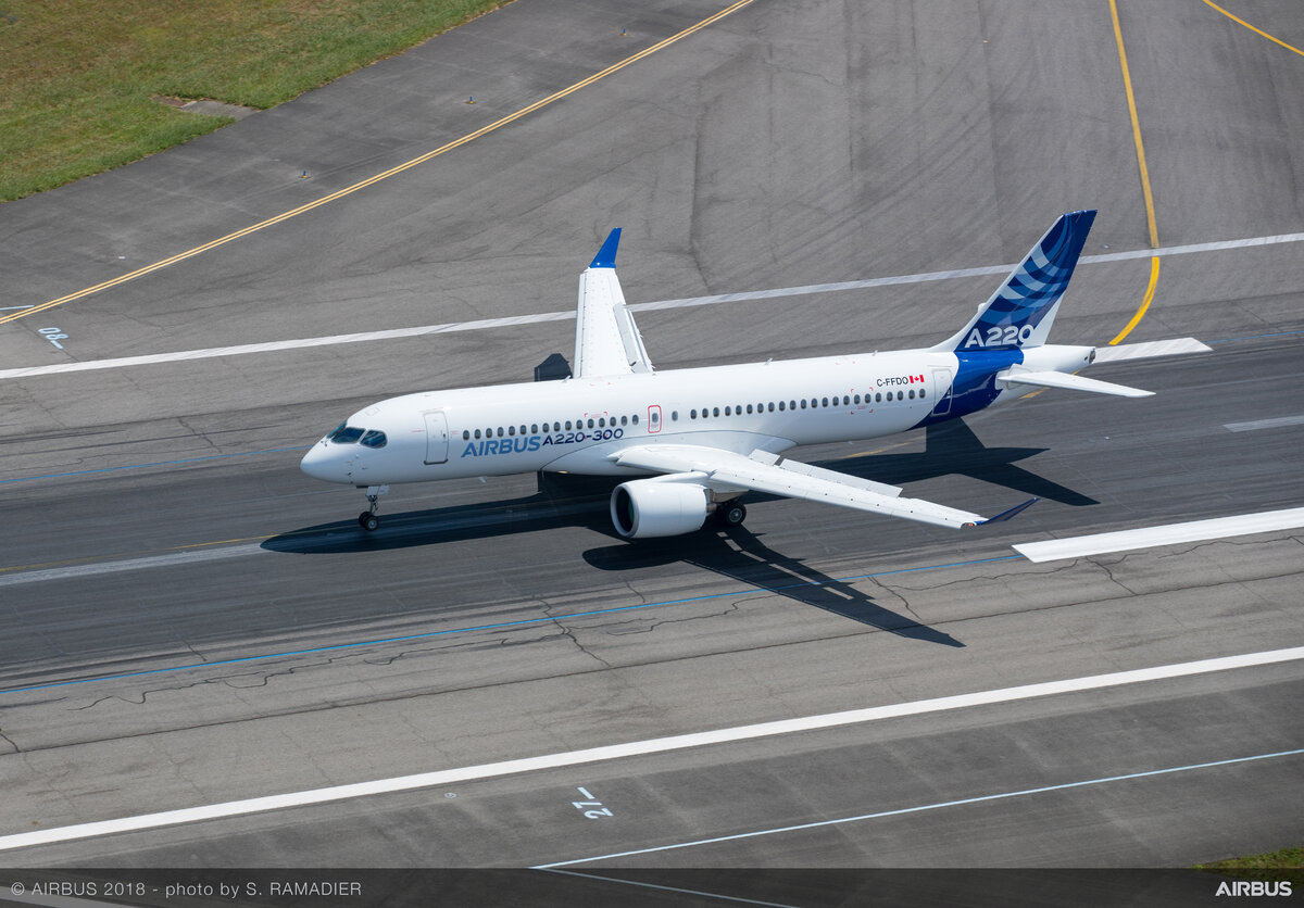 Airbus презентовал самолет A220 (ФОТО и ВИДЕО) | Бортпроводник | Дзен