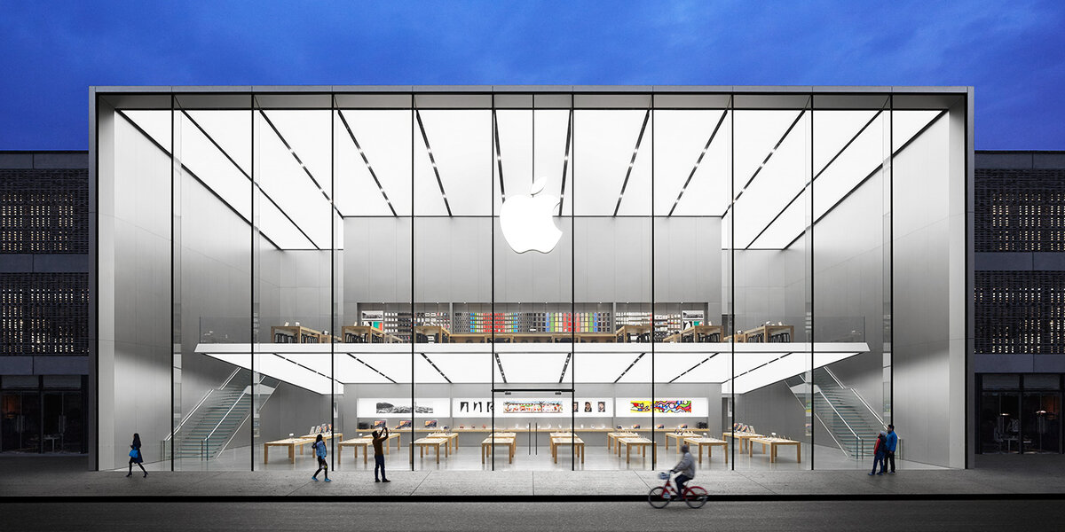 Один из множества магазинов Apple Store