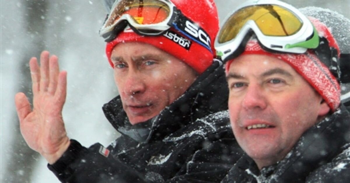 Путин на лыжах фото