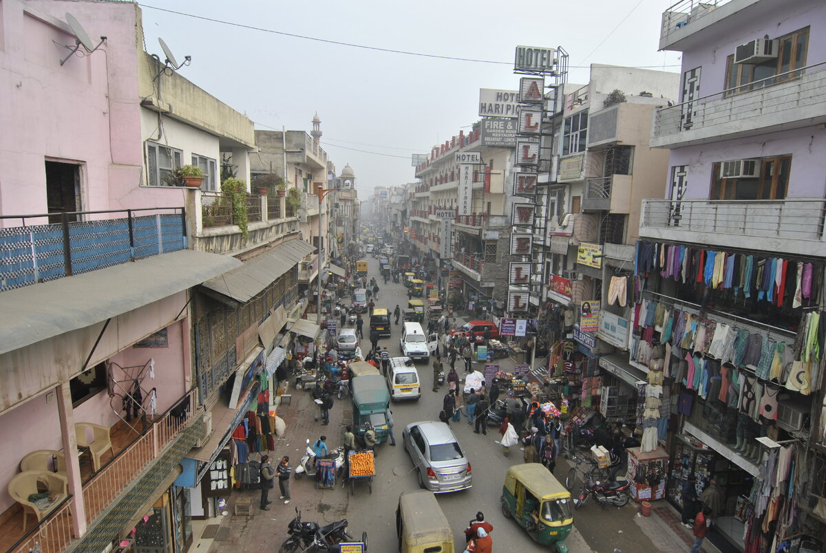 Самая туристическая улица Дели - Мэйн Базар