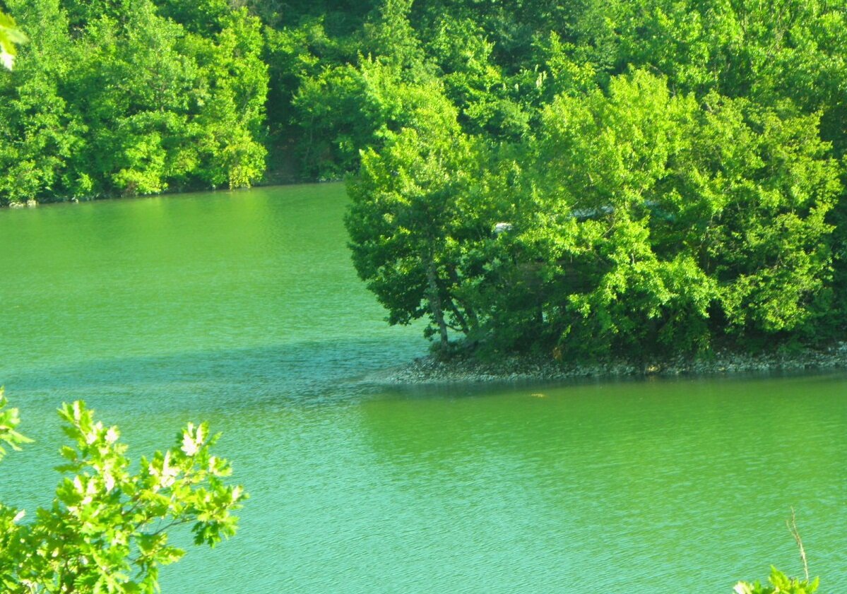 Озеро в Новоульяновке Бахчисарайского района