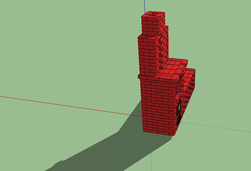 Печь неглубокая, имеет толщину 3 кирпича или 76 см.
