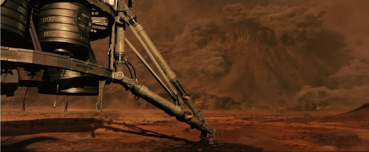 Изображение марсианской бури отличается от действительности