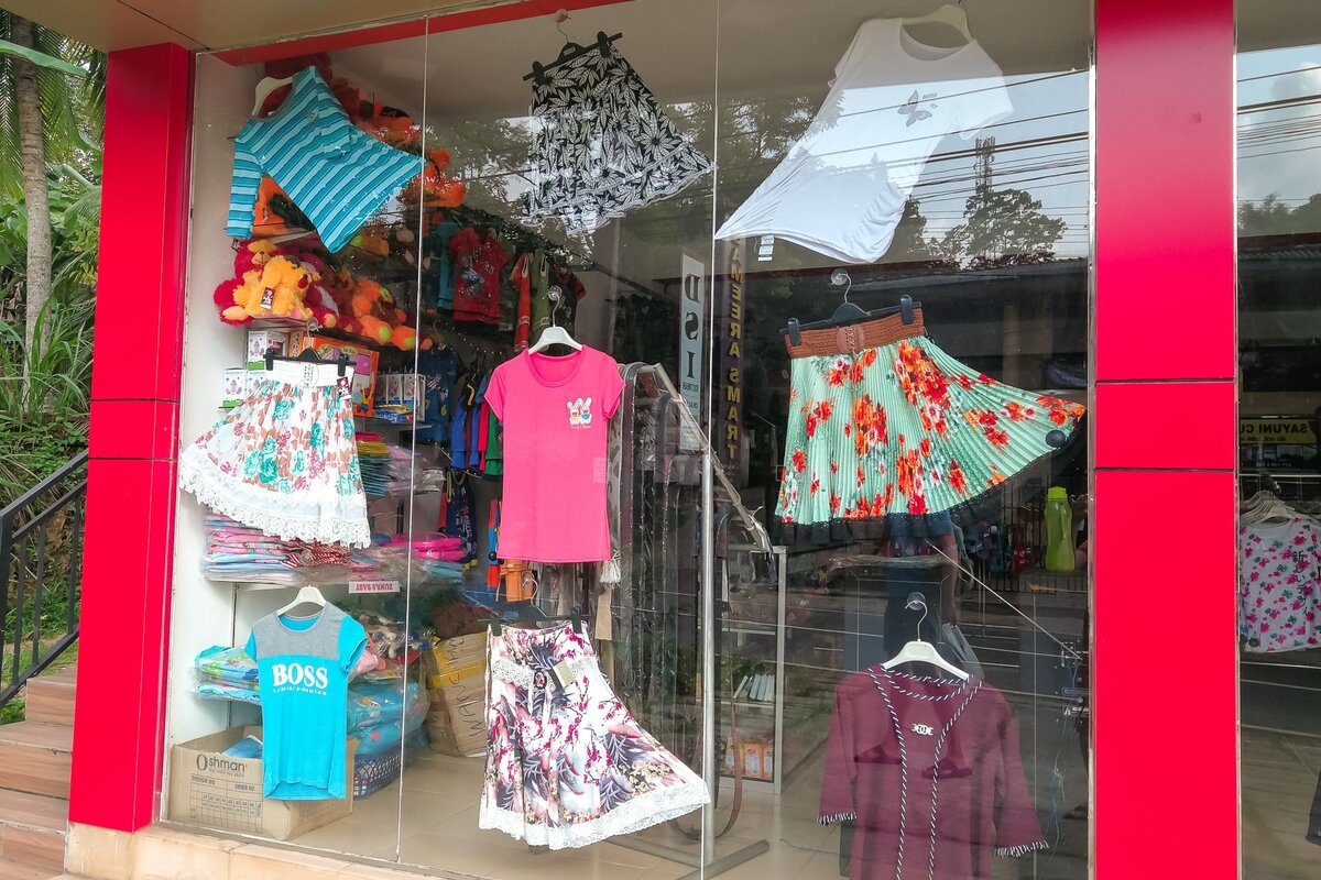 Типичная витрина 