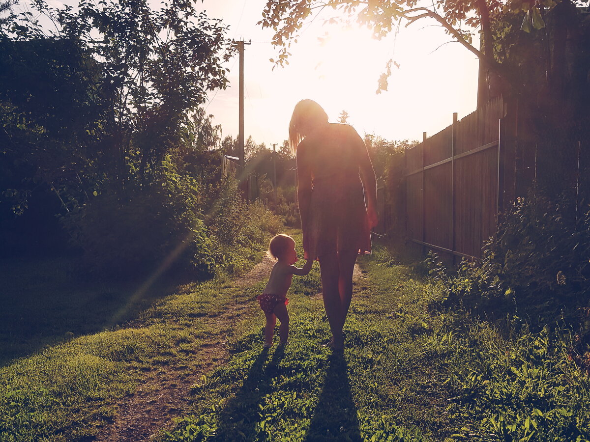 Мужика я не фотографировала, так что просто фото с дачи с того самого дня