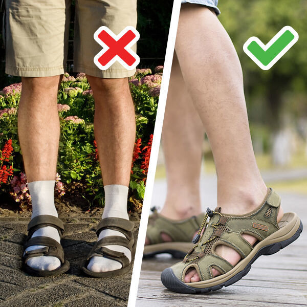 Как правильно сандаль или. Сандали с носками мужские. Босоножки с носками мужские. Мужские сандалии без носков. Мужские летние сандалии и носки.