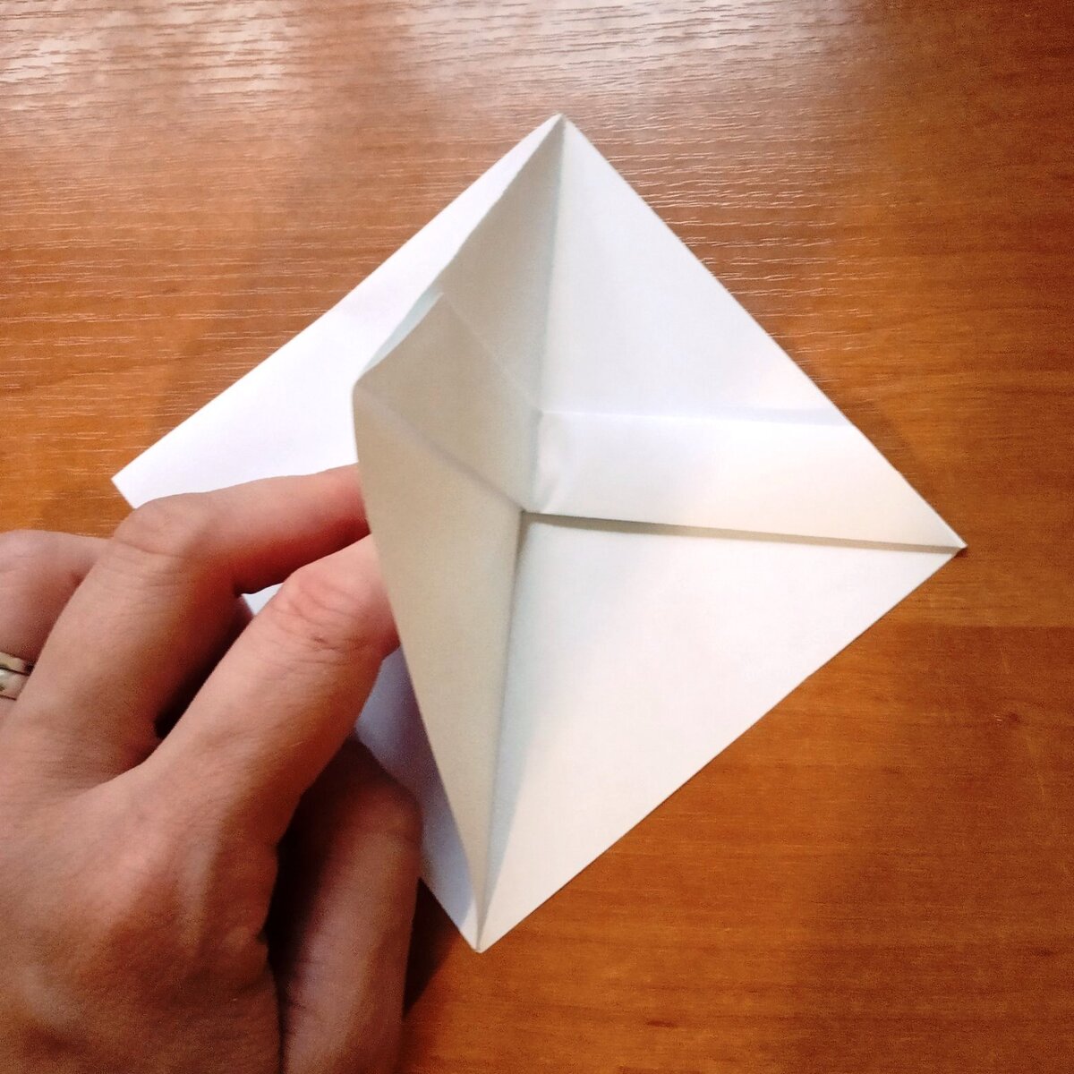 Оригами игрушка подвижная поделка