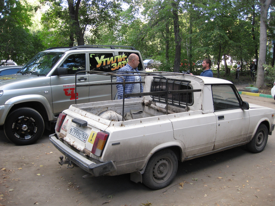Лада 21043 с прицепом