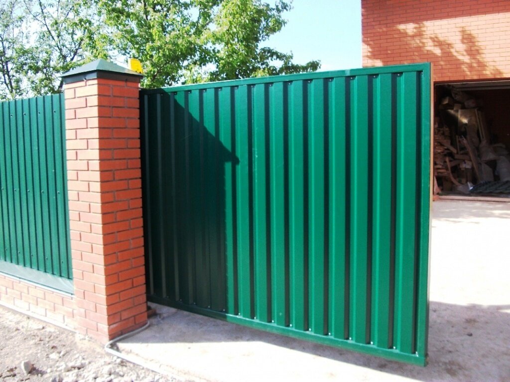 Ворота серии «Дача» с профлистом