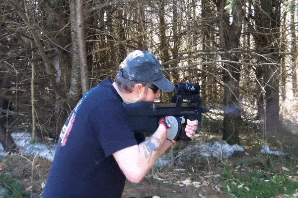 P90 в действии