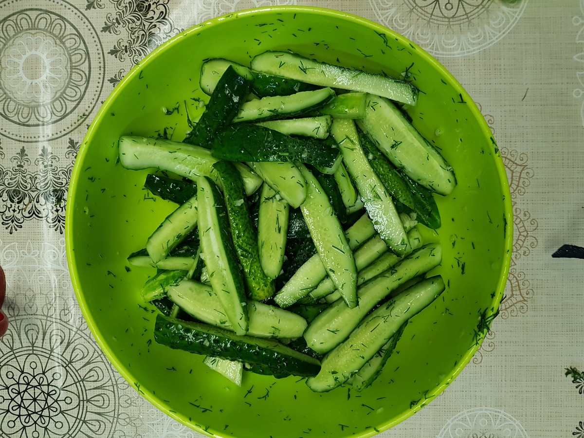 готовые огурцы. фото автора