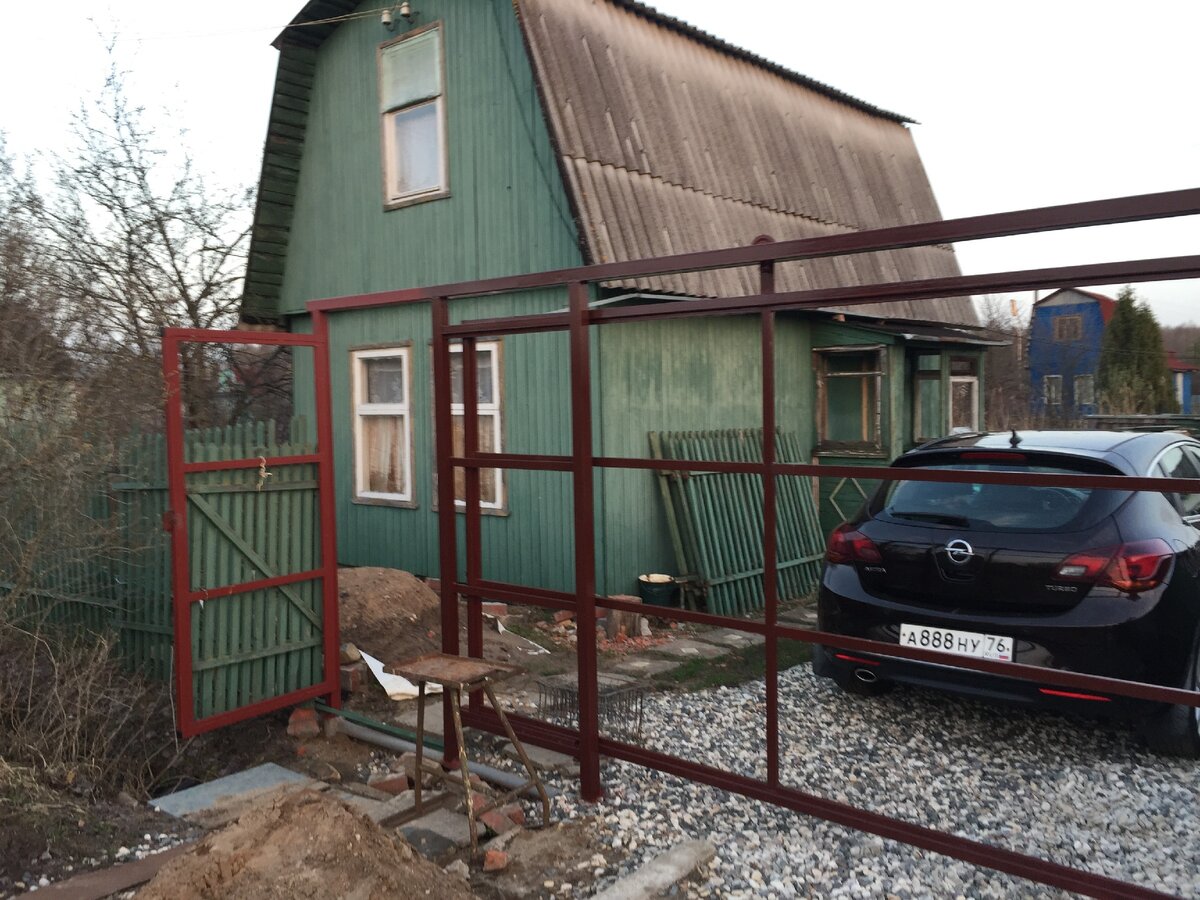 Калитка тоже будет обшита сайдингом >> 