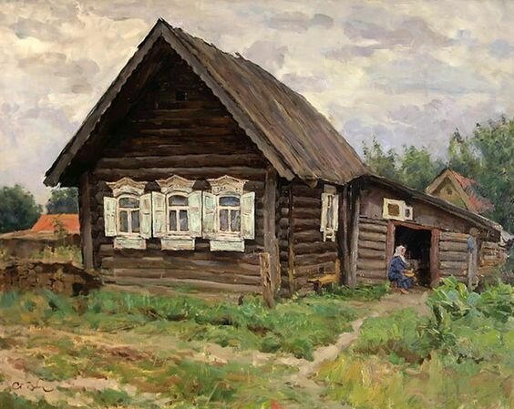 Дом со ставнями